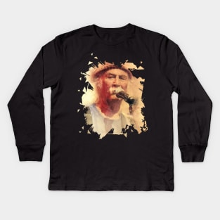 DAVID CROSBY-2 Kids Long Sleeve T-Shirt